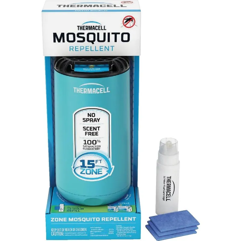 Thermacell MRPSB Patio Shield 12 Hr. Glacial Blue Mosquito Repeller