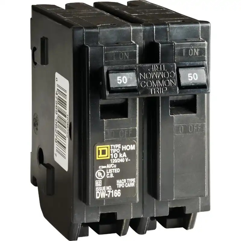 Square D HOM250CP 50A Double-Pole Standard Trip Circuit Breaker