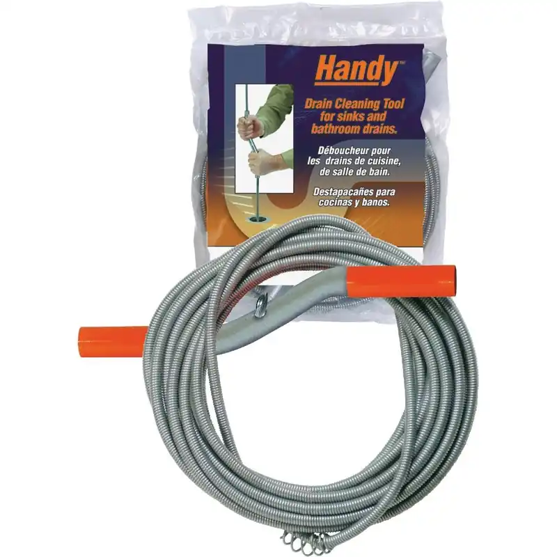 General Wire 25PMH Carbon Steel Wire Cleanout Drain Auger 3/8 In. x 25 Ft. 25PMH