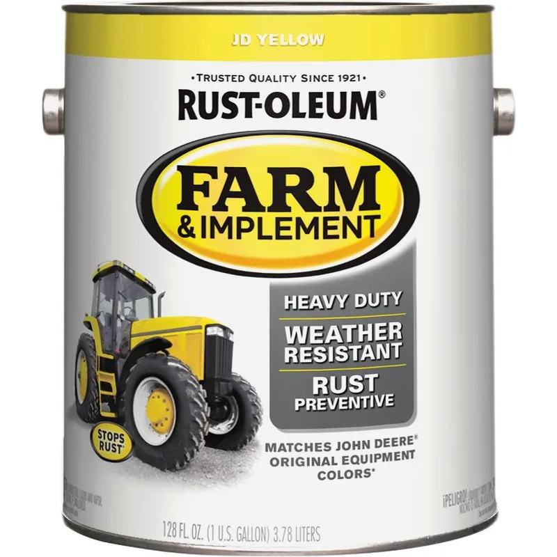 Rust-Oleum 280175 JD Yellow Gloss Farm & Implement Enamel 1 Gallon