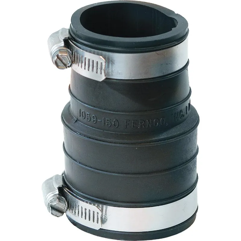 Fernco P1059-150 Flexible PVC Coupling 1-1/2 In.
