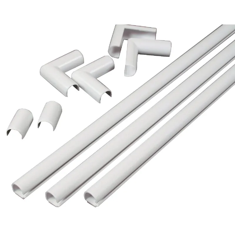 Wiremold C110 CordMate 1/2 In. x 3 Ft. White Channel