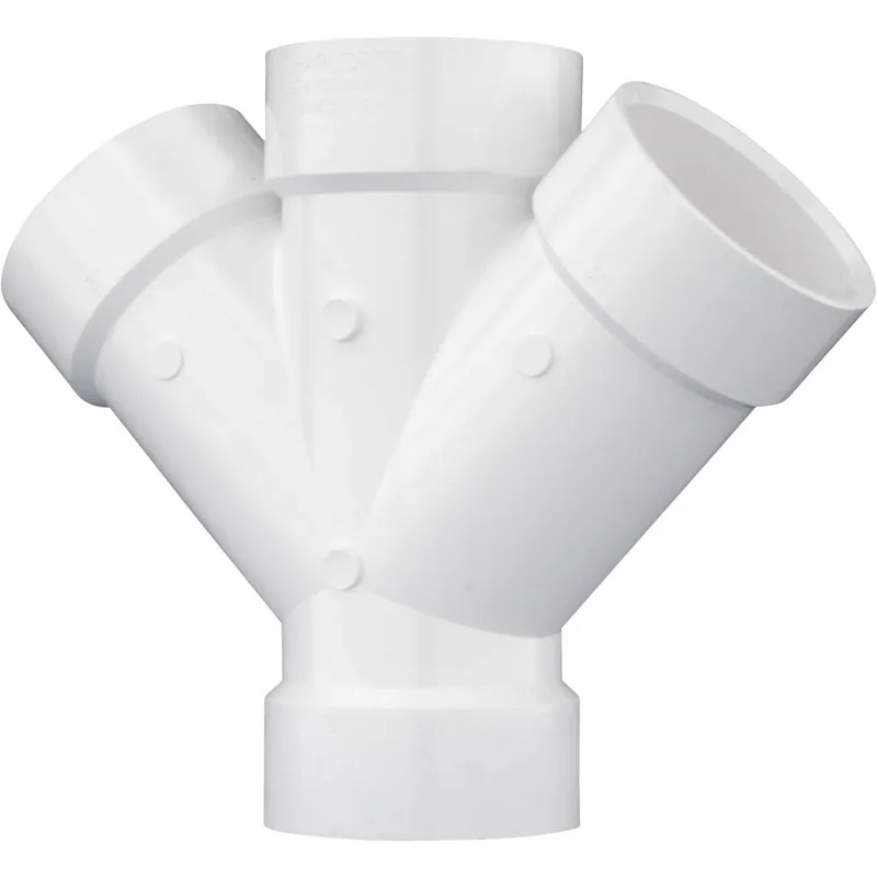 Charlotte Pipe PVC006111000HA PVC 3 In. Schedule 40 DWV PVC Double Wye
