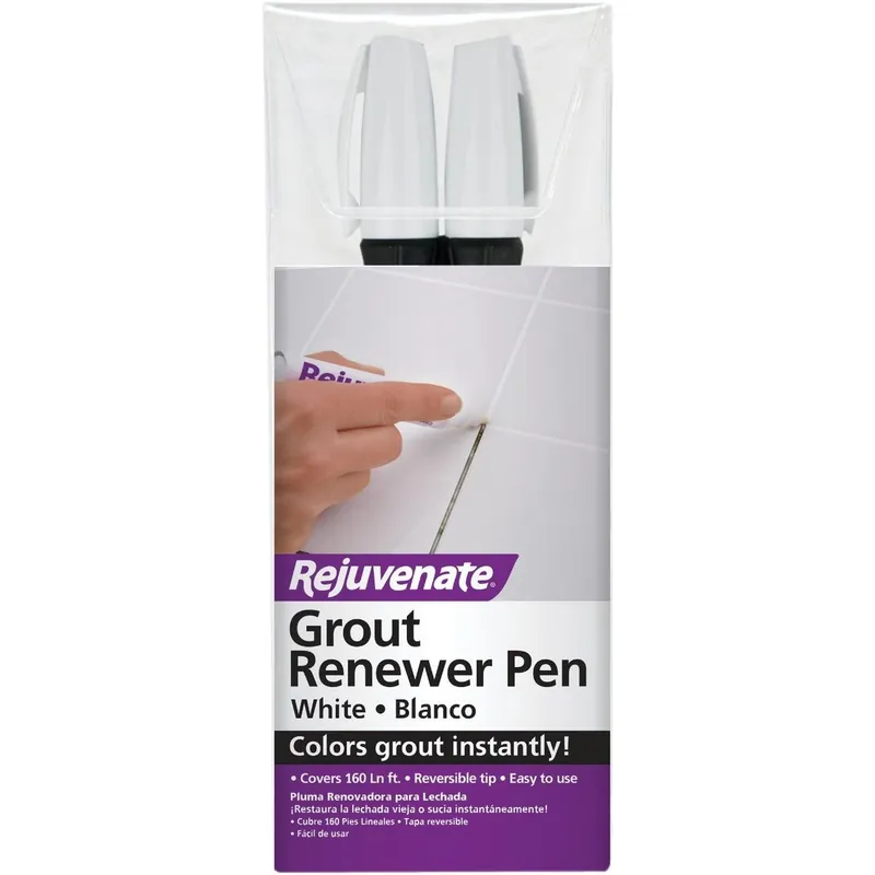 Rejuvenate RJ2GMW Grout Renewer Pen White (2 Count)
