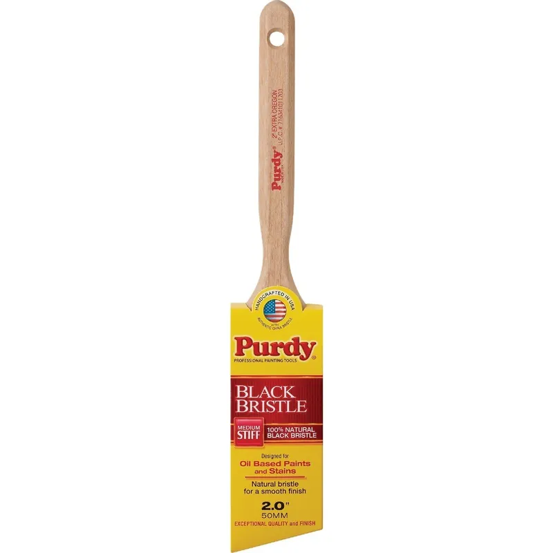 Krylon 144116020 Purdy Black Bristle Extra Oregon 2 In. Angular Trim Paint Brush