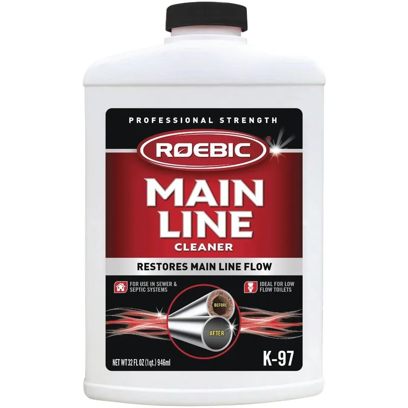 Roebic K97-Q-12 Main Line Drain Cleaner 32 Oz.