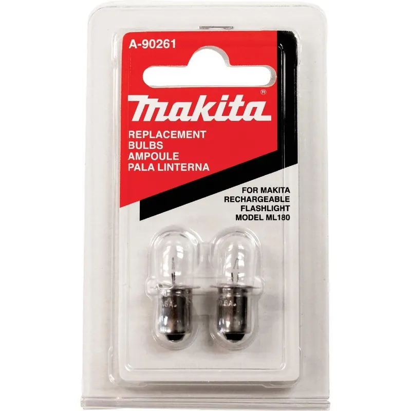 Makita A-90261 MAKA-90261 18V Replacement Flashlight Bulb 2-Pack