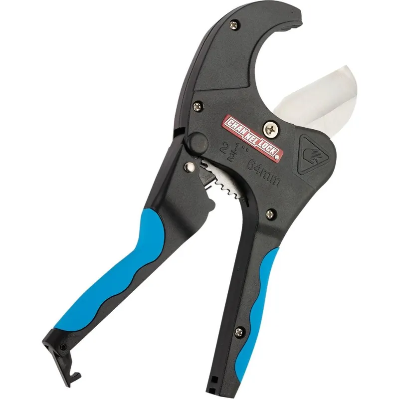 Channellock GS-PC319 Up to 2-1/2 In. Ratcheting PVC Plastic Tubing Cutter