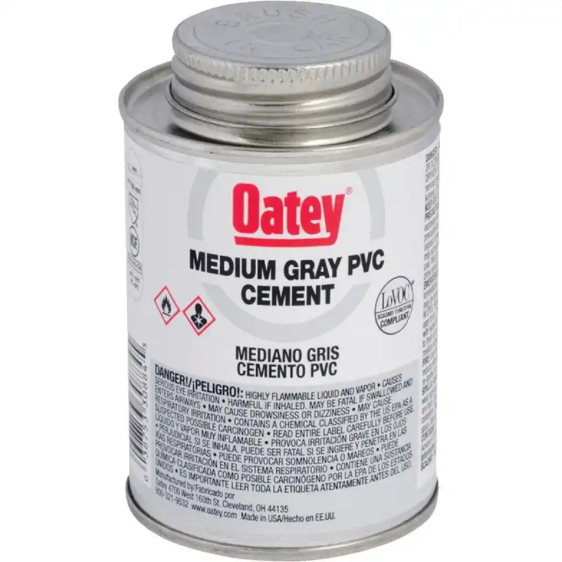 Oatey 30883 4 Oz. 40 F to 90 F PVC Gray Cement