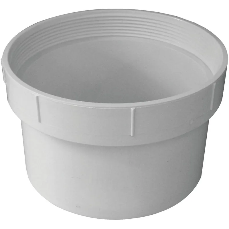 IPEX 414234BC Canplas 4 In. PVC Sewer and Drain Cleanout Body