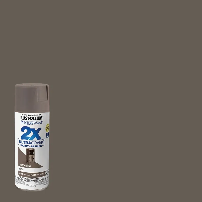 Rust-Oleum 346953 Painter's Touch 2X Ultra Cover 12 Oz. Satin Paint + Primer Spray Paint