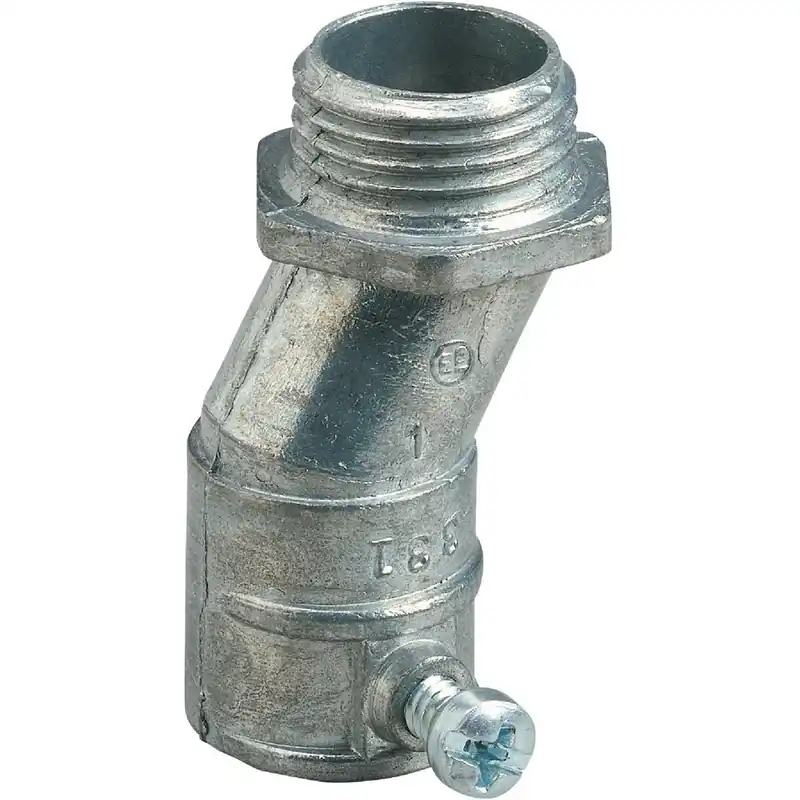 Halex 90372 Set Screw Connector 3/4 In. Offset EMT Conduit Connector