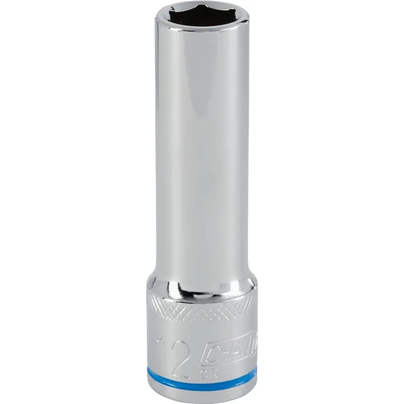 Channellock 351069 1/2 In. Drive 12 mm 6-Point Deep Metric Socket