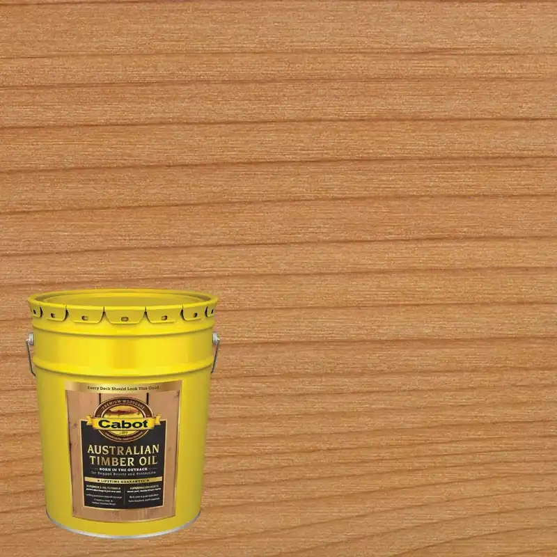 Cabot 140.0003400.008 Australian Timber Oil Translucent Exterior Oil Finish Natural 5 Gal.