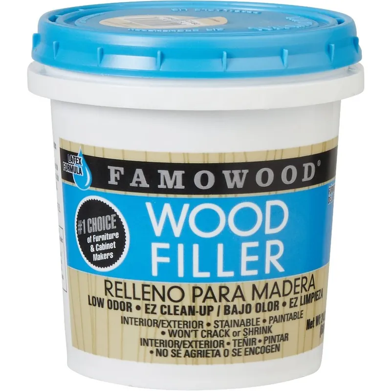 FAMOWOOD 40022126 Natural Wood Filler 24 Oz