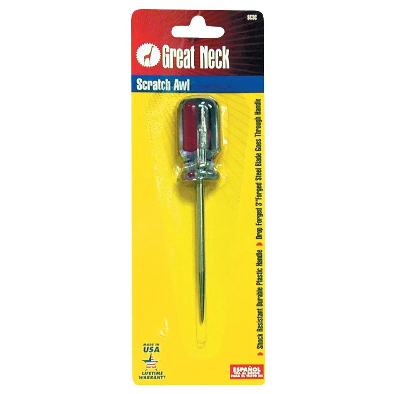 Great Neck SC3C Great Neck 5 In. Plastic Handle Scratch Awl