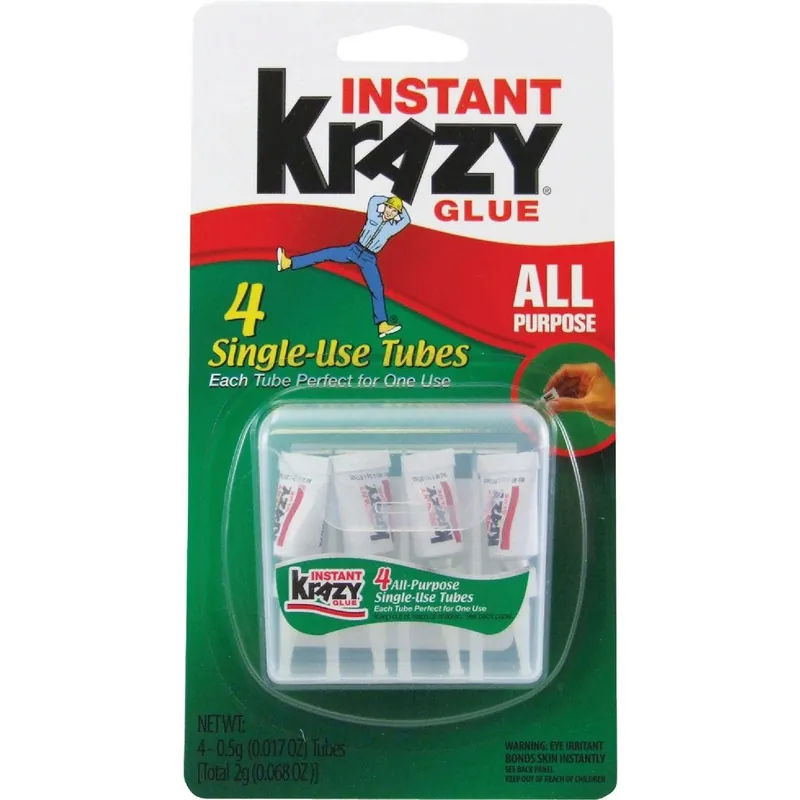 Krazy Glue KG58248SNCL All-Purpose Super Glue 0.02 Oz. Liquid (4-Pack) Replacement MPN