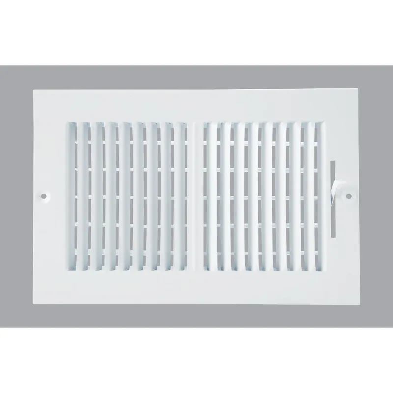 Home Impressions 2SW1006WH-B White Steel Wall Register