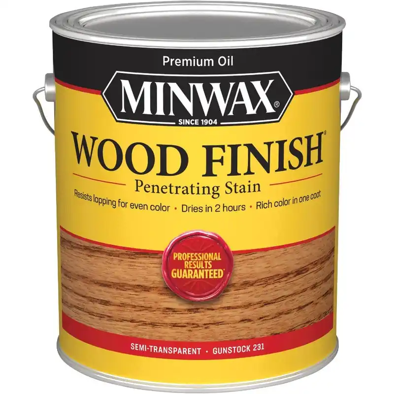 Minwax 710450000 Wood Finish Penetrating Stain Gunstock 1 Gal.