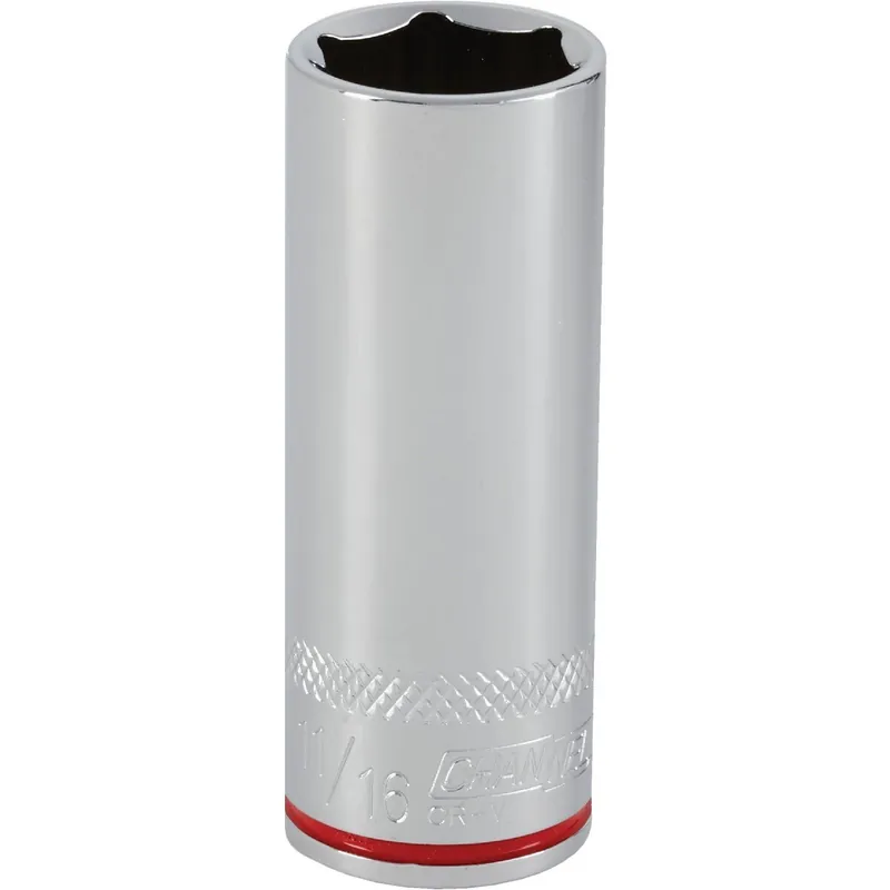 Channellock 305421 3/8 In. Drive 11/16 In. 6-Point Deep Standard Socket