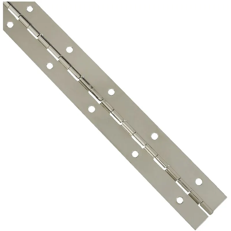 National N265389 Steel 1-1/2 In. x 12 In. Nickel Continuous Hinge