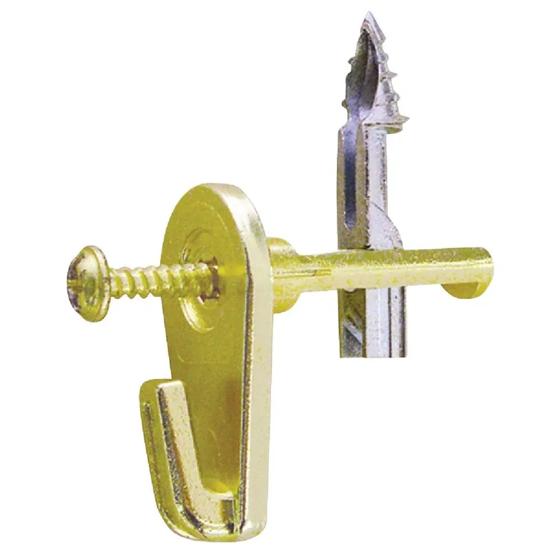 HILLMAN 122410 Anchor Wire 100 Lb Capacity Brass Framers Choice Power Wing Picture Hooks