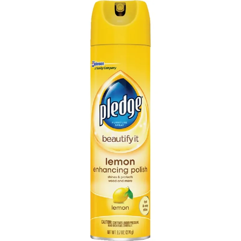 Pledge 73809 Lemon Furniture Polish 9.7 Oz