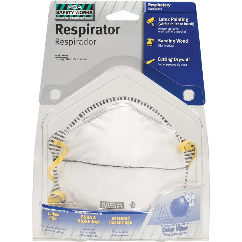 Safety Works 10102485 N95 Harmful Dust Respirator with Odor Filter