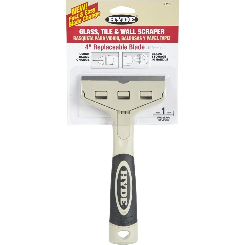 Hyde 33250 Glass, Tile & Wall Razor Scraper