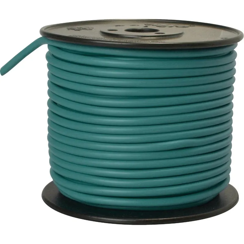 Road Power 56133023 100 Ft 10 Ga PVC-Coated Primary Wire Green