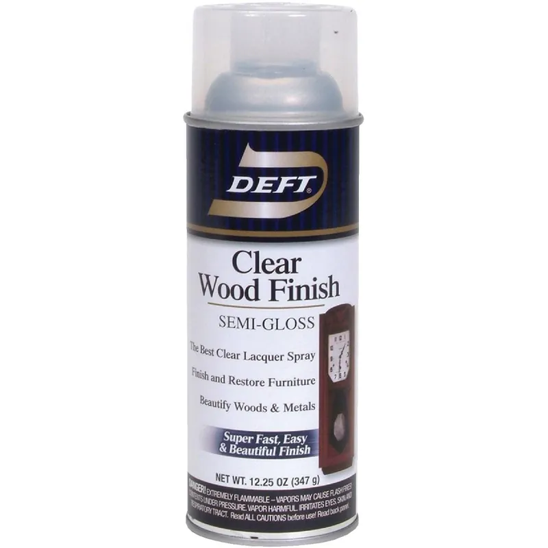 Deft DFT011/54 Semi-Gloss Clear Wood Finish Interior Spray Lacquer