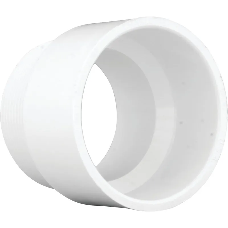 Charlotte Pipe PVC001091400HA Hub x MIP Schedule 40 DWV PVC Adapter