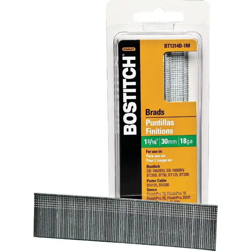 Bostitch BT1314B 18-Gauge Coated Brad Nail 1-3/16 In. (3000 Ct.)