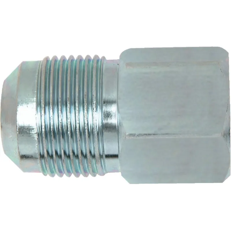 Dormont 90-3032R 5/8 In. OD Flare x 1/2 In. FIP Zinc-Plated Carbon Steel Adapter Gas Fitting