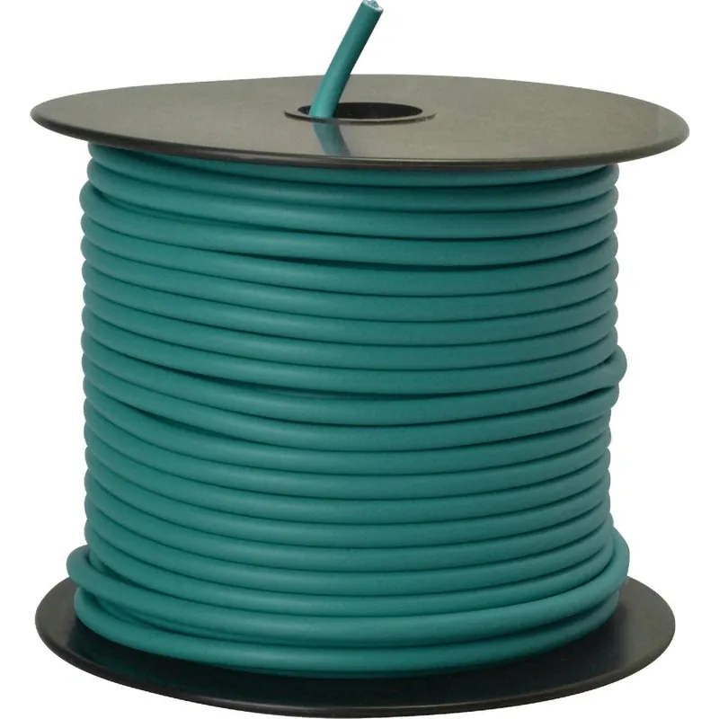 Road Power 55678923 100 Ft. 12 Ga. PVC-Coated Primary Wire Green