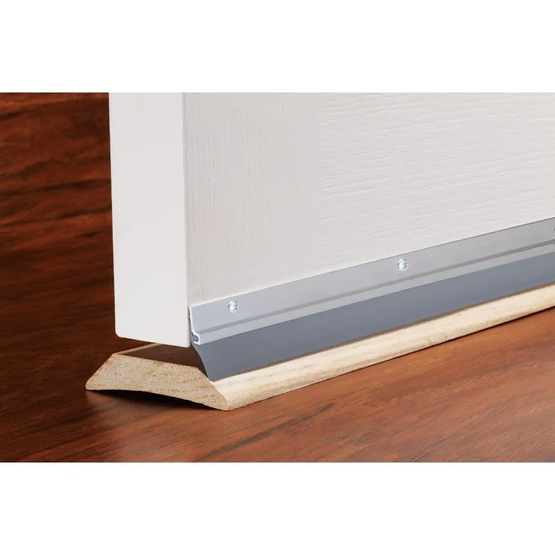 M-D 05090 M-D 1-1/4 In. x 36 In. Silver Aluminum & Vinyl Door Sweep