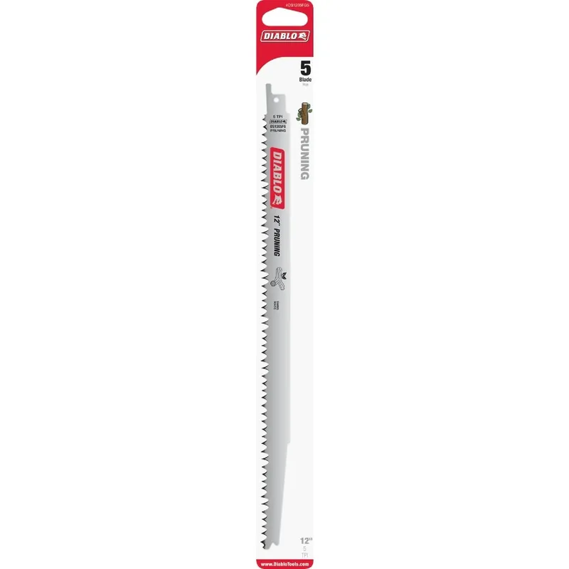 Diablo DS1205FG5 Pruning Reciprocating Saw Blade 12 In. 5 TPI
