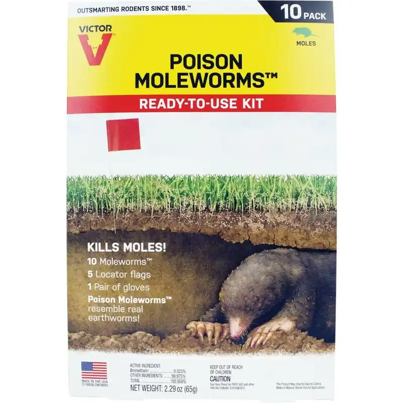 Victor M6009 Poison Moleworms Mole Killer Each
