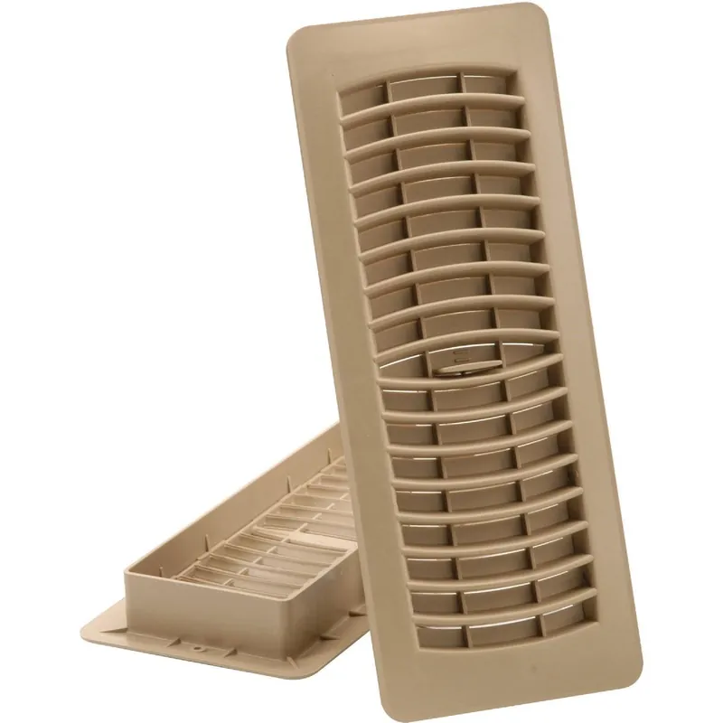 Imperial RG1326 4 In. x 10 In. Plastic Louvered Floor Register