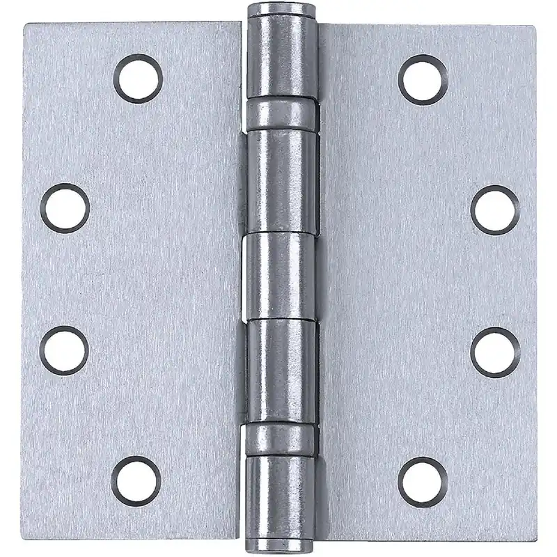 Tell HG100316 Commercial Stainless Steel 4-1/2 In. Square Ball Bearing NRP Hinge
