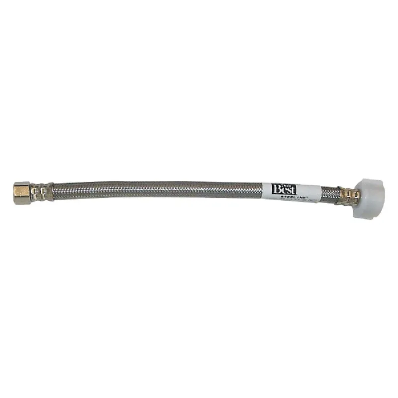 B&K 496-103 Toilet Connector 3/8 In. FC x 7/8 In. BC x 12 In. L