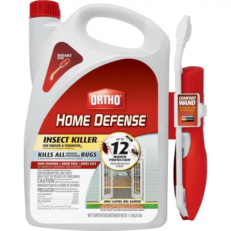 Ortho 0220910 Home Defense 1.1 Gal. Ready To Use Wand Sprayer Indoor & Perimeter Insect Killer