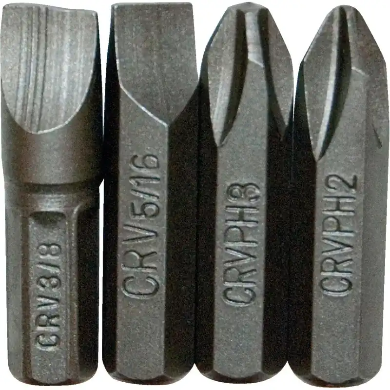 Great Neck IMB4 Insert Impact Screwdriver Bit Set (4-Piece)