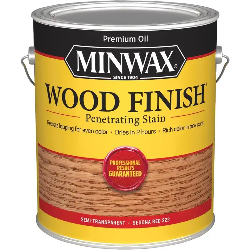 Minwax 710430000 Wood Finish Penetrating Stain Sedona Red 1 Gal.