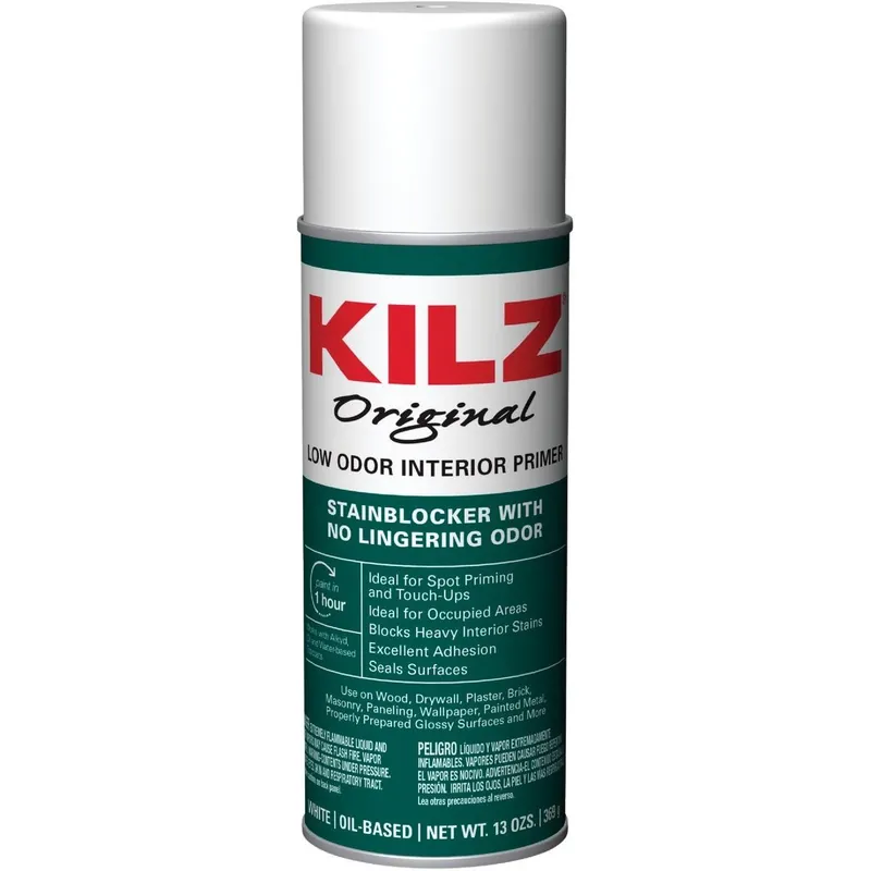 KILZ 10444 Kilz Original Low Odor Oil-Based Interior Primer Sealer Stainblocker White 13 Oz.