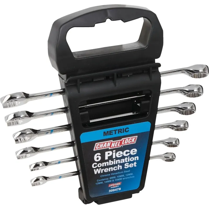 Channellock 309478 Metric 12-Point Combination Wrench Set (6-Piece)