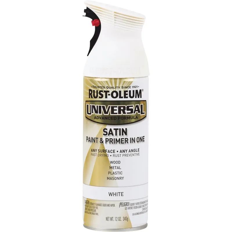 Rust-Oleum 245210 Universal 12 Oz. Satin White Paint