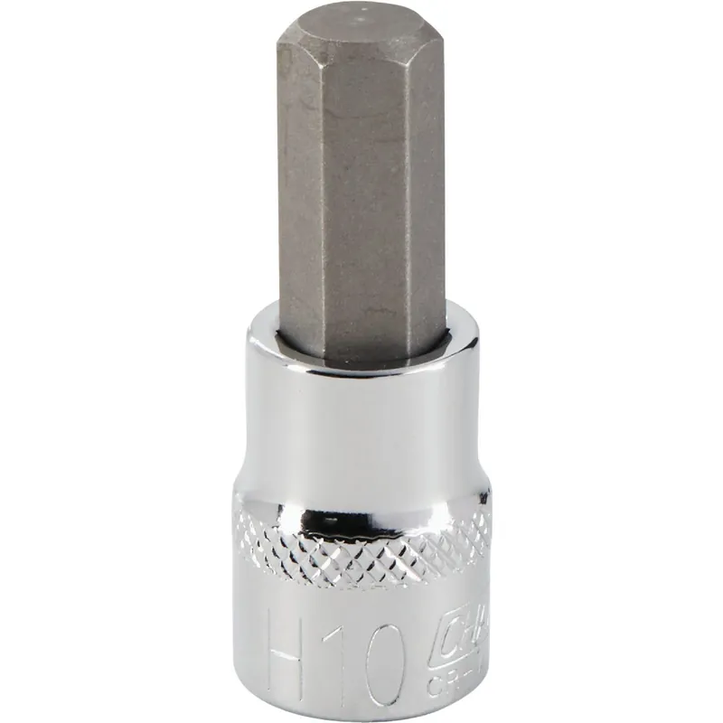 Channellock 372390 3/8 In. Drive 10 mm 6-Point Metric Hex Bit Socket