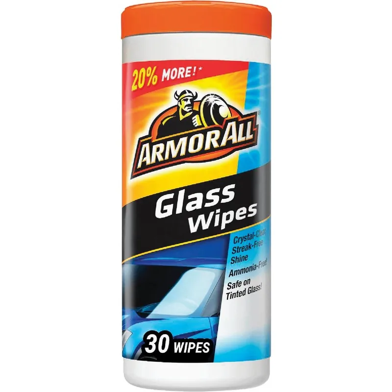 Armor All 17501C Glass Cleaner Wipes Each