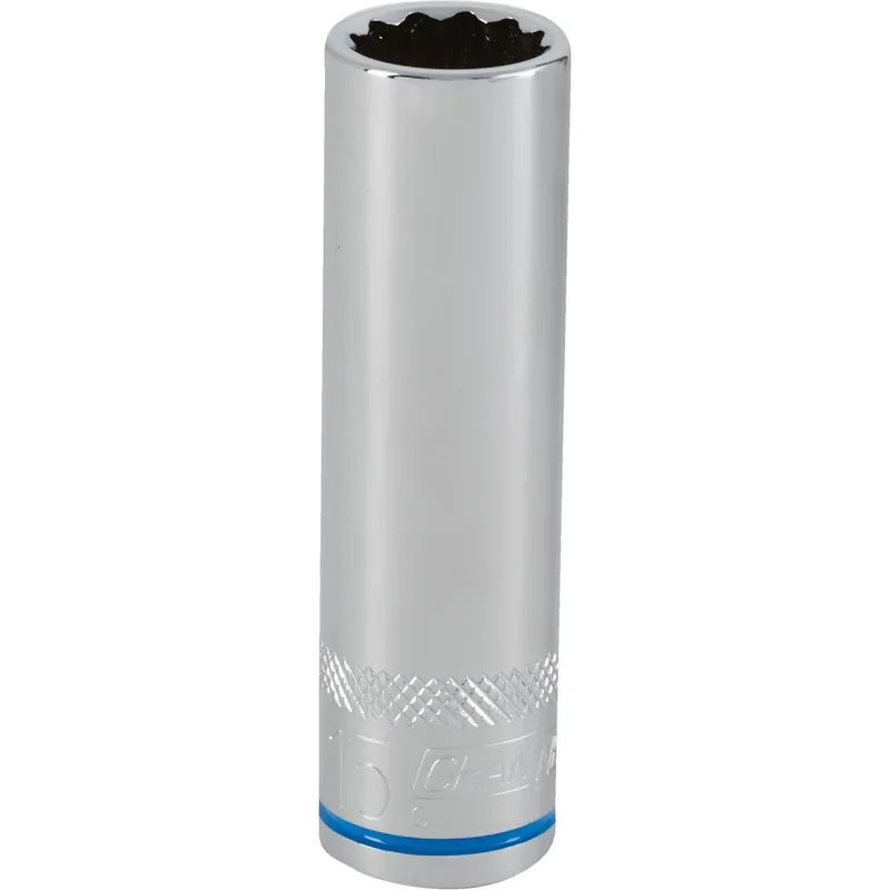 Channellock 302857 1/2 In. Drive 15 mm 12-Point Deep Metric Socket